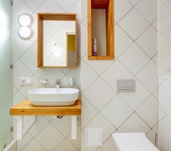 Семейный номер с собственной ванной комнатой в Лимонад