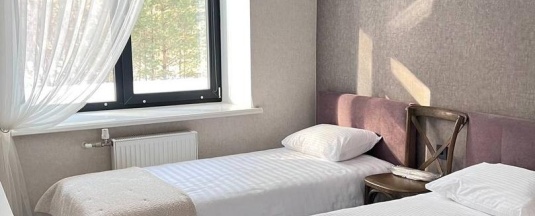 Номер комфорт с 2 односпальными кроватями в Гостиный двор