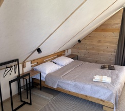 Двухместный номер с двуспальной кроватью с видом на горы в Чекаго