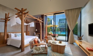 Двухместный номер Pool Access So Comfy двуспальная кровать в SO/ Sofitel Hua Hin