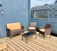 Двухместный коттедж двуспальная кровать в Rai Village