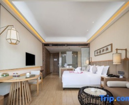 Двухместный номер Standard с видом на море двуспальная кровать в Harman Resort Hotel Sanya