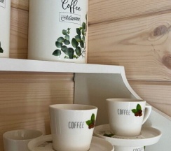 Двухместный коттедж с красивым видом из окна двуспальная кровать в Elki Domiki