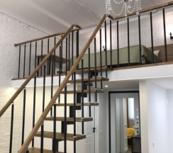 Loft Lux White Апартаменты (1 двуспальная кровать + 1 большой диван) 2+3 человека в Loft&Home Apartments
