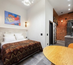 Стандартный номер с кроватью размера "Queen-size" №2 в Underwood Hotel