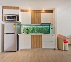 Двухместная вилла Deluxe с видом на бассейн двуспальная кровать в Tropicana Pool Villa