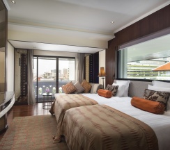 Двухместный полулюкс с видом на реку (2 отдельные кровати) в Anantara Riverside Bangkok Resort