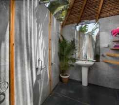 Бунгало с видом на море в Goa Cottages Agonda