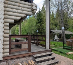 Гостевой дом с горячей купелью и камином в Лепота