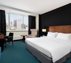 Номер улучшенный с видом на город в Radisson Blu Belorusskaya Hotel Moscow