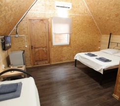 Двухместный номер Мансарда двуспальная кровать в Vida