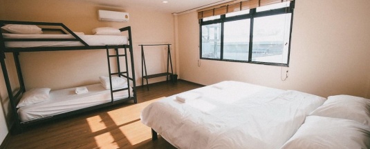 Четырёхместный номер в More than Sleep Hostel Pak Chong - Khao Yai