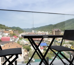 Мини Стандарт вид на бассейн / Mini Standart Pool Vie в Lavicon Apart Nebug