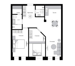 Апартаменты улучшенные проспект Ленина 8 в Кольский