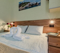 Бюджетный двухместный номер с 1 кроватью и общей ванной комнатой в ЗОО