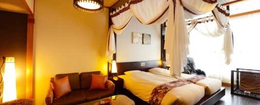Двухместный номер Standard 2 отдельные кровати в Love Dog Resort Izukogen