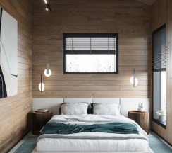 Коттедж с 2 комнатами в Плавное течение