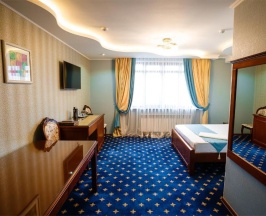 Двухместный полулюкс двуспальная кровать в Salut Hotel Almaty