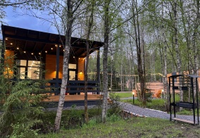 Коттедж Opushka house Александровское озеро в Ленинградской области