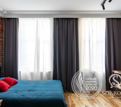 Двухкомнатные апартаменты Англия в Sokroma Cканди Лофт