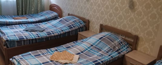 Четырехместный СТАНДАРТ (душ и санузел в номере) в Гармония