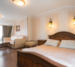 Двухместный люкс с видом на город двуспальная кровать в Incanto Hotel