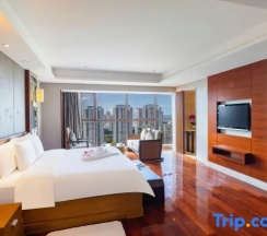 Люкс Deluxe Дуплекс с красивым видом из окна в Sanya Phoenix Waterside Gloria Resort