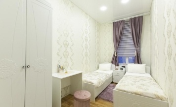 Номер эконом с 2 односпальными кроватями в Lite rooms