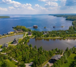 6 местный коттедж на воде "Усадьба Водяного" в Черные камни