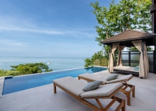 Двухместная Pool вилла Nang Gong с видом на море двуспальная кровать в Garrya Tongsai Bay Samui