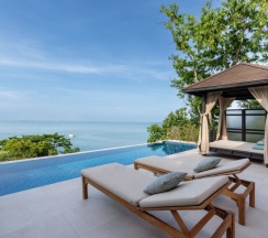 Двухместная Pool вилла Nang Gong с видом на море двуспальная кровать в Garrya Tongsai Bay Samui