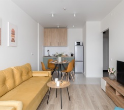 Cruise - премиум-апартаменты с отдельной спальней около м.Сокол (8 этаж, до 5 гостей) в Smart Lofts Moscow