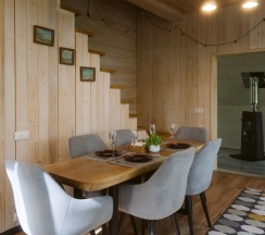 Дом с камином и костровой зоной (до 8 гостей) ГЕФЕСТ в Berloga Country Resort