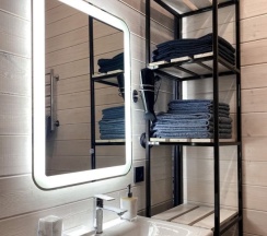 Четырёхместный коттедж с красивым видом из окна в Sabr