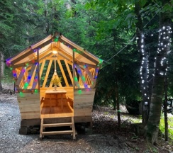 Четырехместный гостевой домик "Релакс" 35 кв. м. в Архыз шале хаус