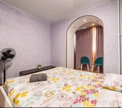 Двухместные апартаменты с 2 комнатами с балконом (двуспальная кровать) в Апартаменты Ак Барс