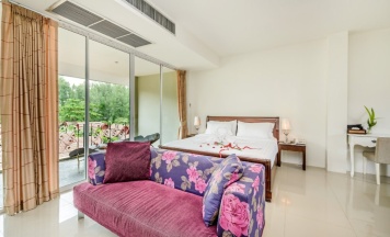 Двухместный люкс Deluxe Pool View двуспальная кровать в L'esprit de Naiyang Beach Resort