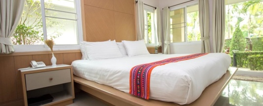 Двухместная вилла 2 отдельные кровати в Sangthong Resort