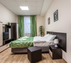 Стандартный номер с одной двуспальной кроватью (удобства на этаже) в Наш Питер