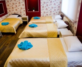 Семейный номер с общей ванной комнатой (для 5 взрослых) в Альянс