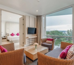 Двухместный люкс Executive c 1 комнатой двуспальная кровать в Splash Beach Resort 