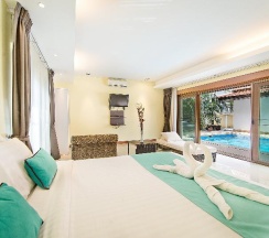 Вилла с 5 комнатами с балконом в Tropicana Pool Villa