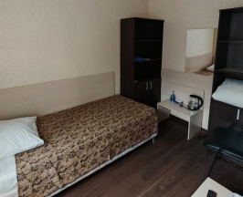 Номер эконом с 1 односпальной кроватью (без окна) в Престиж