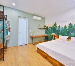 Двухместный люкс Deluxe двуспальная кровать в Lakeside House - Hanoi