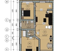 Дуплекс на 4 персоны в Жемчужина
