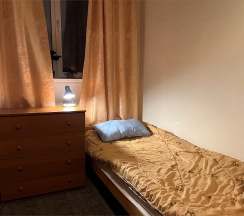 Кровать в 6-местном семейном номере в В Питере жить