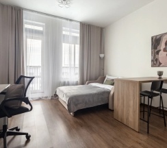 Апартаменты c 1 комнатой с балконом в Апартаменты Eliza Home на Торфяной дороге