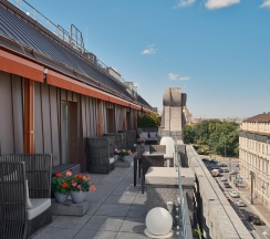 Номер люкс с террасой в Wawelberg Hotel St.Petersburg
