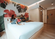 Двухместный номер Deluxe двуспальная кровать в Lub d Koh Samui Chaweng Beach - Hostel