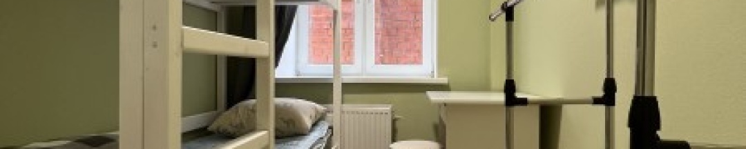 Место в двухместном номере с общим сан узлом (М) в Vavilov hostel